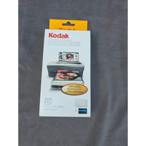 Kodak EasyShare PH-40 Color Cartridge & Photo Paper Kit 40 4x6 in Photos - Picture 3 of 10